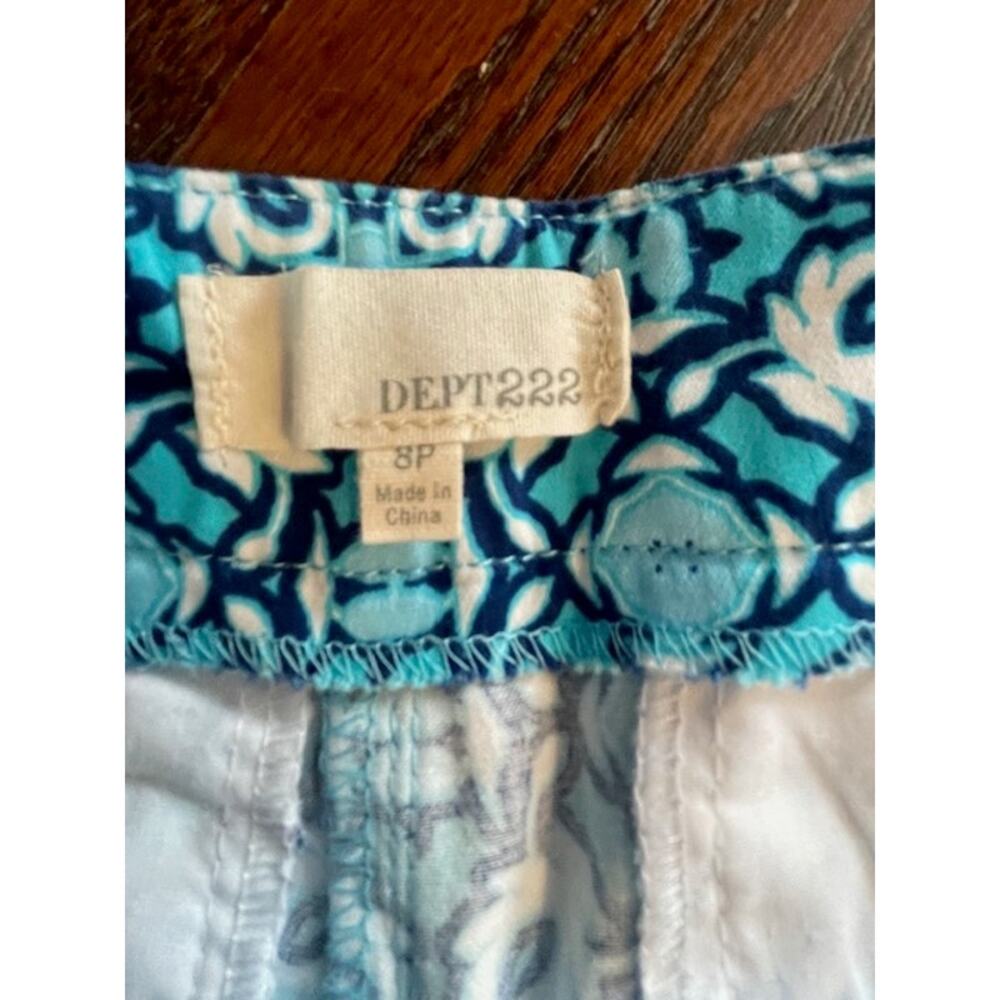 Bahama Breeze Women's Size 8 Petite Summer Shorts Blue White New with Tags! - Picture 3 of 6